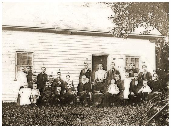 Familiefoto ca. 1898 - Johannes Macrander - nrs